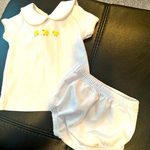 Magnolia baby chicks bloomer set